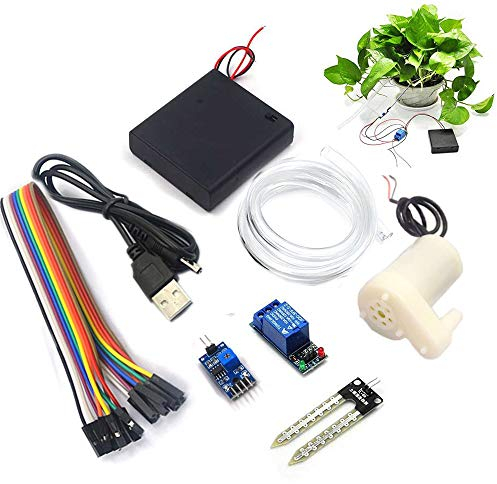 RUNCCI-YUN,Sistema de Riego Automático DIY Kit para Arduino,Kit de Sensor de Humedad para Suelo,para Jardín Plantas Flor