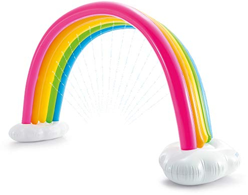 Intex Rainbow Cloud Sprinkler-Sprüher, 299,7 x 109,2 x 180,3 cm, für Kinder ab 3 Jahren
