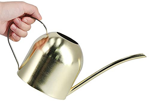 Annadue 1000ML arrosoir Plante Vintage d'intérieur arrosage arrosoir Or pour Plante d'intérieur décoration de Fleurs en Plein
