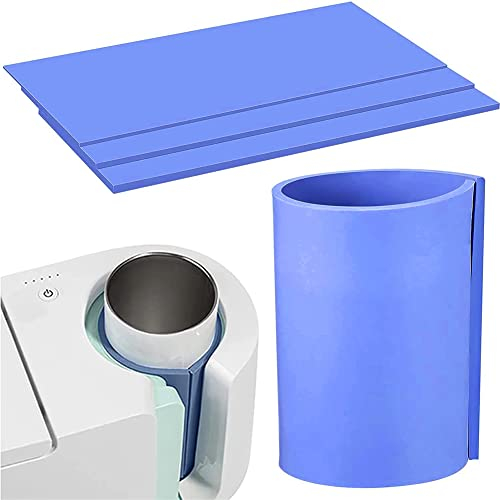 Ocnvlia 3 Fogli di Silicone per Avvolgere Il Bicchiere di Sublimazione con Accessori per Il Pacchetto della Pressa per Tazze e Macchina per Sublimazione della Pressa per Tazze