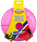 VFM Light Up Flying Skimmer Garden Toy Outdoor Toy, Frisbee, Pink, Dimensions 9 Inches/ 22cm