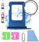 ASDAWN Ersatz für iPhone 13 SIM-Kartensteckplatz Tray Halter kompatibel mit iPhone 13 SIM-Kartenfach Slot Wasserdichter Gummiring und SIM-Pin (Einzel-SIM-Version) (blau)