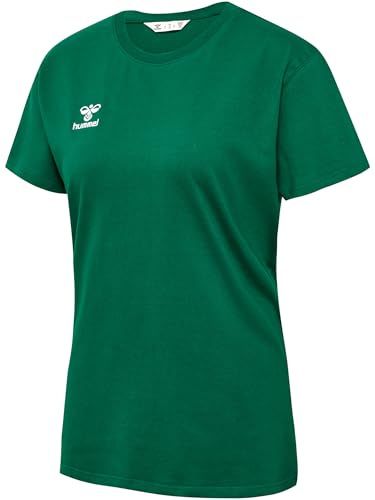 hummel Womens hmlGo 2.0 T-Shirt, Green, Small