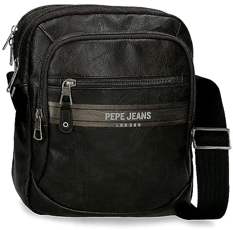 Pepe Jeans Horley Gepäck- Umhängetasche für Herren, Schwarz, Talla única, Umhängetasche für Tablet