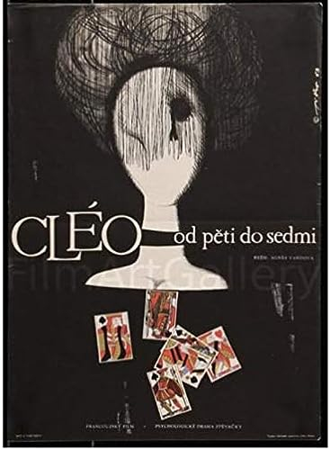 Poster Cleo Von 5 Bis 7 Agnes Varda Corinne Marchand Vintage Film Poster Wand Kunst Leinwand Malerei Home Decor 50X70Cm Kein Rahmen
