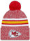 New Era Kansas City Chiefs NFL 2023 Sideline Sport Knit OTC Red Yellow Beanie - One-Size