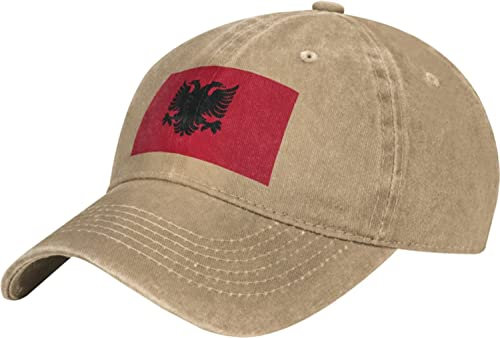 501 Baseball Cap Flagge Albaniens Trucker Hut Mode Baseballkappe Klassisch Baseballmütze Für Running Outdoor Außenbereich