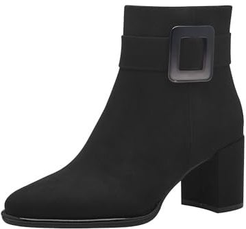 MARCO TOZZI stivaletti da donna vegani con tacco e zip color nero (black comb) 38 EU