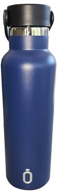 Botella térmica Runbott Sport 60 cl con doble pared exterior e interior de cerámica (Marine)