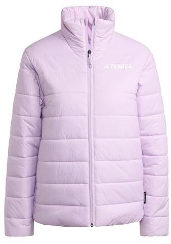 adidas Women's Terrex Multi Essentials Insulated Jacket, Powder Plum, XL