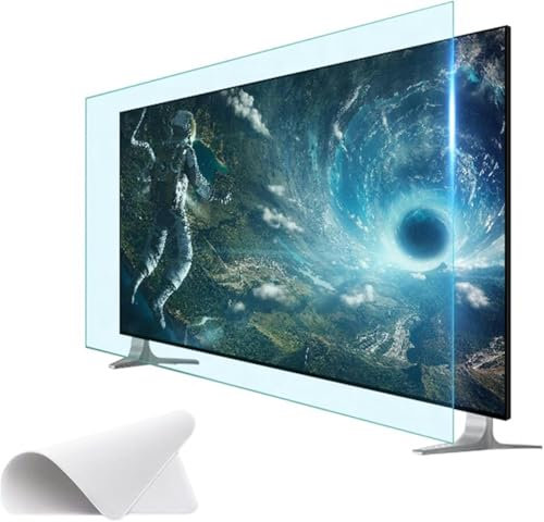 CNPRAZ TV Screen Protector 75-85 inch Frosted Anti Glare/Anti Blue Light/Dustproof Filter Film Protect Your Eyes for Sharp, Sony, Samsung, Hisense, LG Etc/A / 75inch 1645x930mm