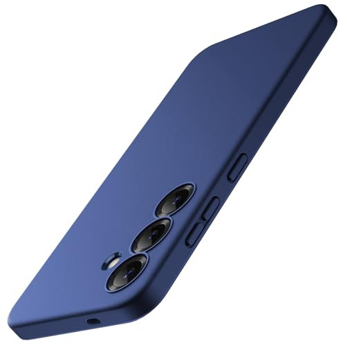 JETech Dünn Hülle für Samsung Galaxy S25 5G, Vollständiger Kameraschutz, Weiche TPU Slim Schutzhülle mit Matt Finish, Stoßfest (Navy)