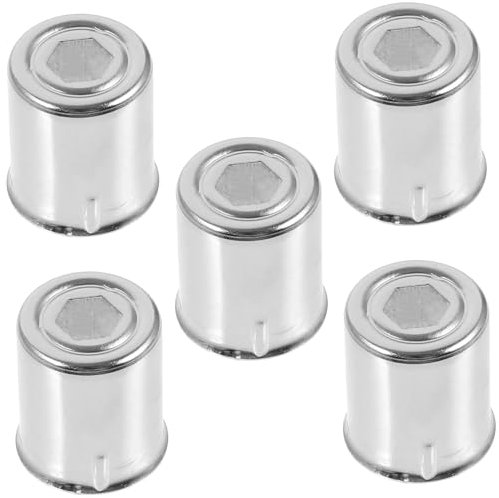 HOMSFOU 5pcs Microwave Oven Magnetron Cap Replacement Hexagonal Hole Antenna Cap Heat Conductive Easy to Install for Kitchen