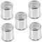 HOMSFOU Microwave Oven Caps 5pcs Replacement Parts Hexagonal Hole Iron Caps Professional Kitchen Accessory