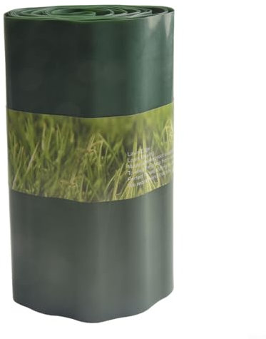 FACULX Bordure de pelouse de jardin, 30/40 cm, en plastique PP souple, résistante aux intempéries, décoration paysagère pour parterres de fleurs, allées (30 cm)