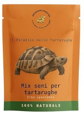 Mix di Semi di erbe spontanee Per Tartarughe Di Terra con Trifoglio, Tarassaco, Cicoria, Malva, Scarola e Ortica, Semi Per Nutrizione Ottimale per le nostre Tartarughe-30 gr. (5000 semi circa)