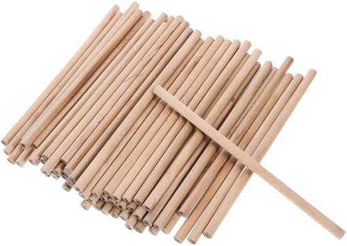IMIKEYA 100 Stück Bleistifte: Natur rund Bleistifte HB Holzbleistifte tragbare Schreibstifte, kleine Taschenbleistifte, für Schule, Büro und Kinder