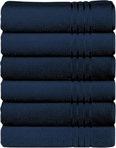 Egeria Madison Duschtuch, 70x140 cm, Schwarz, weiches, hoch absorbierendes, schnell trocknendes Duschtuch für den täglichen Gebrauch, 2er-Pack