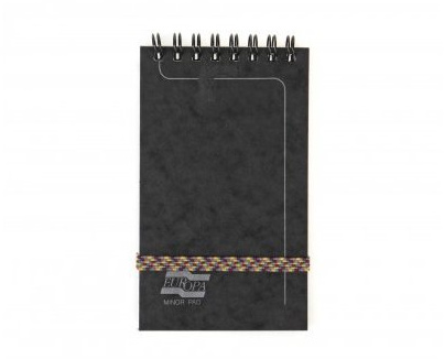 Europa Minor Pad 76x127mm Black 3012, Pack Size [ 10 ] SKU GH22954