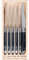 Laguiole 6 x Steak Knifes | Black Colour | Knifes Set In wooden Tray | Made In France