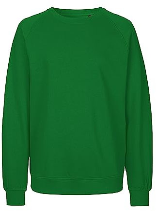Spirit of Isis Neutral Sweatshirt, 100% Bio-Baumwolle. Fairtrade, Oeko-Tex und Ecolabel Zertifiziert, Textilfarbe: grün, Gr.: L