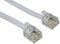 World of Data 10m ADSL Cable (Made for superfast broadband) - Gold Plated Contact Pins - High Speed Internet Broadband - Router or Modem to RJ11 Phone Socket or Microfilter - WHITE