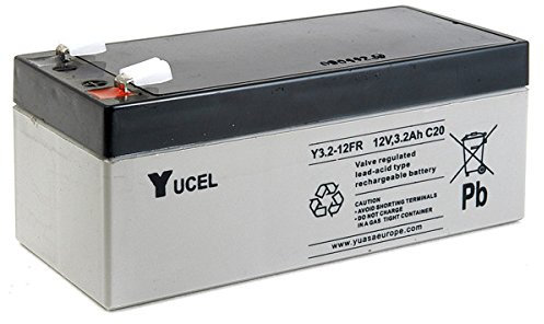 Yucel - Sealed lead acid battery YUCEL Y3.2-12FR 12V 3.2Ah F4.8