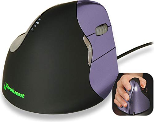 Evoluent Vertical Mouse4 Small Right, Schwarz