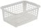 keeeper Storage Basket, Sturdy Plastic (PP), 2.8 Litre, 25 x 17 x 10 cm, Transparent-Natural