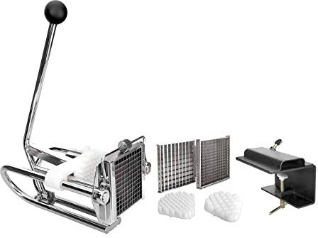 LACOR 60343 Pommes Frites-Schneider, 3 Klingen | Aus lebensmittelechtem Edelstahl gefertigt; hohe Korrosionsbeständigkeit und Haltbarkeit im täglichen Gebrauch