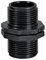 Ribimex PRRED1X1 Raccordo Plastica, M, 1, Nero, 6x4x4 cm