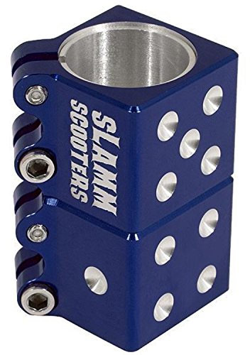 Slamm Scooters Dice Clamp, Unisex Adult, Blue, One Size