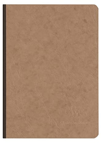 Clairefontaine 79546C Heft A5, Leinen, Age Bag, liniert, 96 Blatt, braun