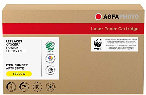 AgfaPhoto APTK590 Toner für Kyocera FSC2016MFP, 5000 Seiten, gelb