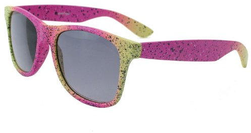 About Eyes SR620 Sonnenlesebrille, Pink/Gelb/Gefleckt, +1.00 Dioptrien, inkl. Beutel