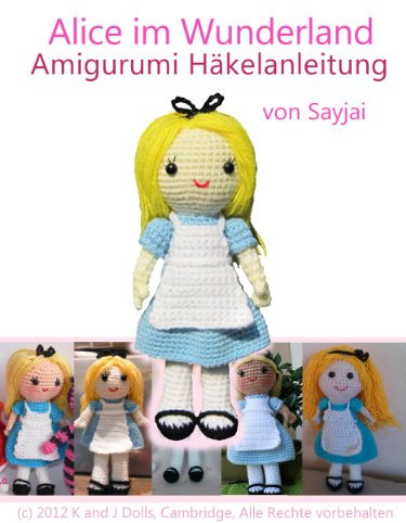 Alice im Wunderland Amigurumi Häkelanleitung