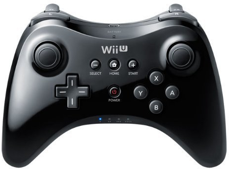 Wii U - Pro Controller, schwarz [EU Import]