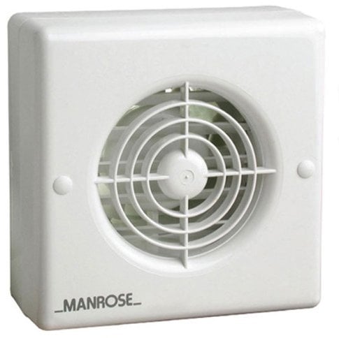 Manrose WF100P 100mm/4-inch 230V Series Pullcord Axial Window Fan