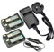 DSTE 2-pack Dc11u et batterie de rechange kit de chargeur de voyage pour Konica Minolta NP-400 A Sweet Digital A-5 A-7 Digital Dimage A2 Dynax 5d 7d Maxxum 5d 7d Dimage A1 Camera comme D-Li50