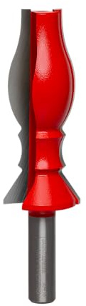 Freud 99–001 1/2 to 1–1/4-Zoll Tür Lip Router Bit mit 1/2 Zoll Schaft, 99-416