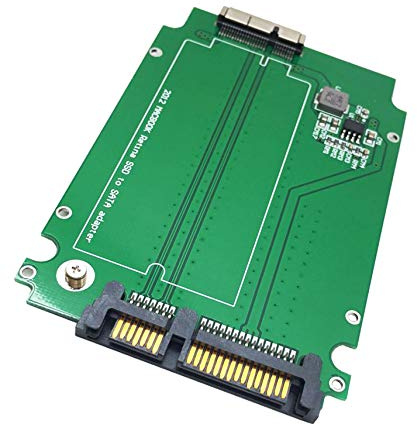 Sintech 24 broches vers SATA carte adaptateur avec coque pour 2012 MacBook Pro Retina A1398 A1425 MC975 MD212 iMac SSD