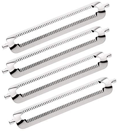 TURBO PRODUKTE 4er Set Original Ersatzklingen für Turbo Schäler u. Schäler anderer Hersteller | Robuster Edelstahl | Extra Breit 7 cm