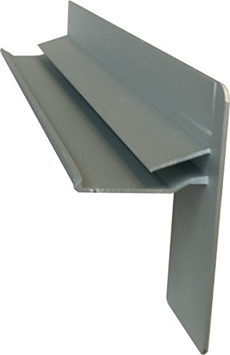 Fensterbank Klinker Seitenteile 240 mm in Silber