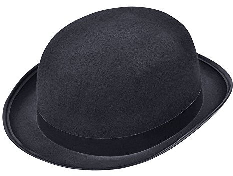 Bristol Novelty BH173 Melone, schwarz, Einheitsgröße Halloween