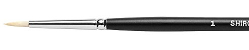 Jackson's Shiro Professional Round Hog Bristle Brush 3.2mm Oil Painting Detail