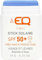 EQ | Mineral Sunscreen Face Stick SPF50+ - Very High Colored Sun Protection - Water Resistant - Ocean Friendly - For Kids and Sports Activites - 10g - Blue…