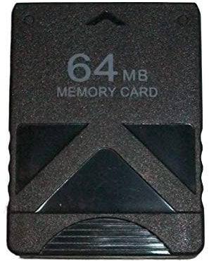 Assecure value 64MB memory card black for Sony PS2 Playstation 2 console slim.