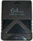 Assecure value 64MB memory card black for Sony PS2 Playstation 2 console slim.