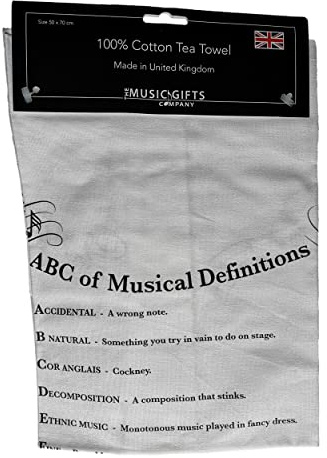 ABC Musical Begriffsbestimmungen aus 100% Baumwolle