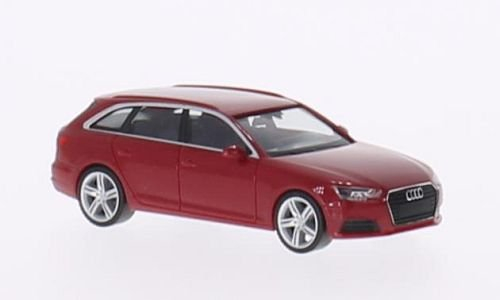 Audi A4 Avant, rot, 2015, Modellauto, Fertigmodell, I-Herpa 1:87